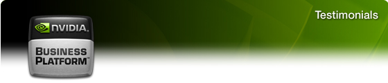 NVIDIA Business Platform - Testimonials
