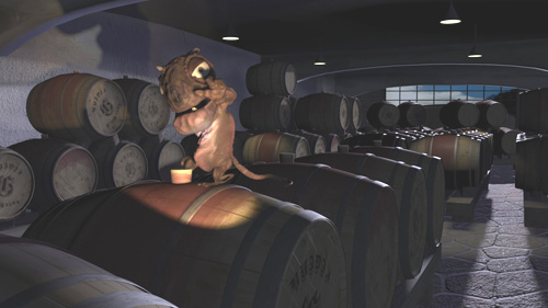 Gelato 2.1 rendering software scene. Image Credit: NVIDIA.