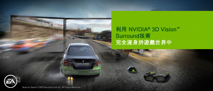 3D Vision Surround 技術
