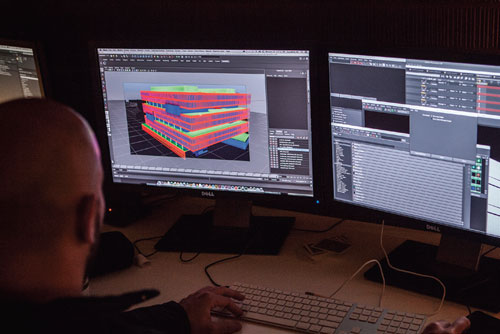 3D設計師 Anthony Enos在Autodesk Maya中修整電腦輔助設計 (CAD) 模型